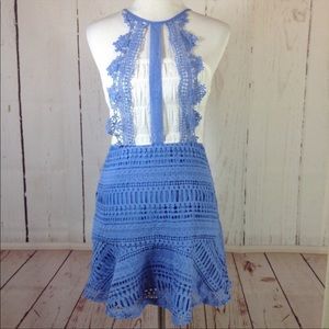Boutique NWOT Lace Combo Dress